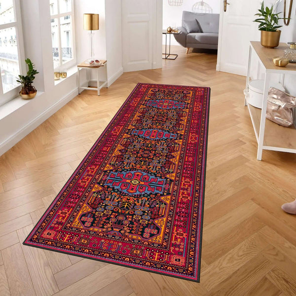 Custom size Persian style rug with intricate design