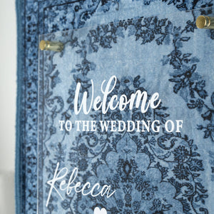 Wedding Welcome Sign