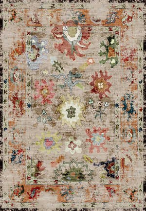 Rustic Oushak Rug