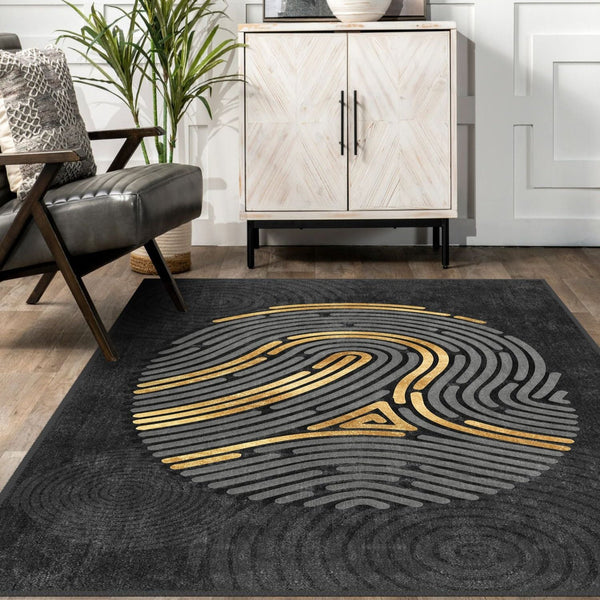 Durable and hypoallergenic Artistic Tree Rug suitable for family spaces