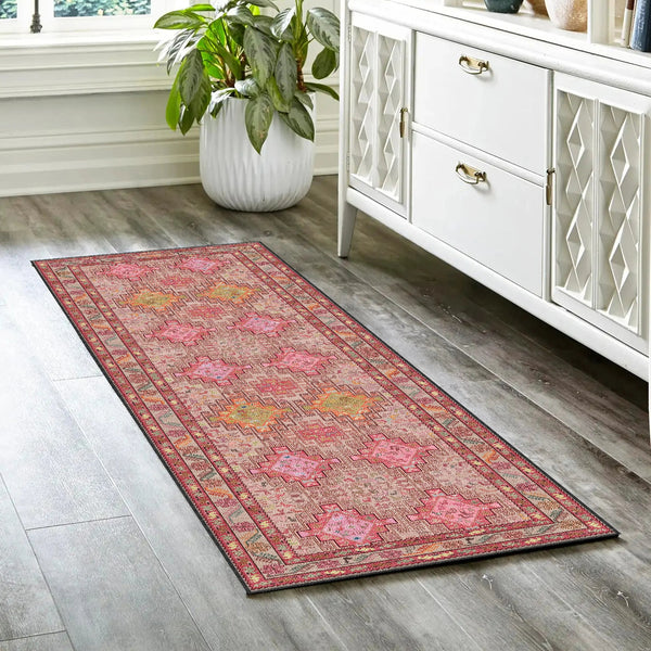 Pink Tribal Rug