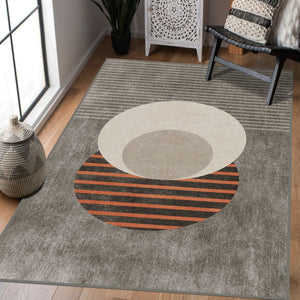 Family-friendly subtle tones rug made for comfort and resilience in any space