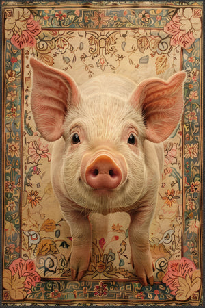 Charming Piglet Rug