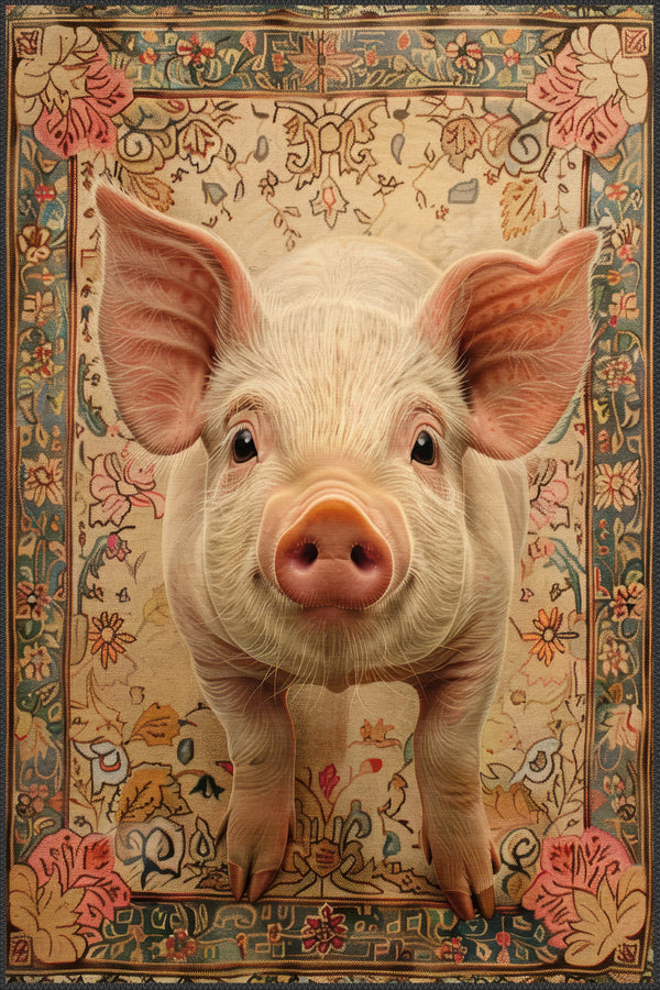 Charming Piglet Rug
