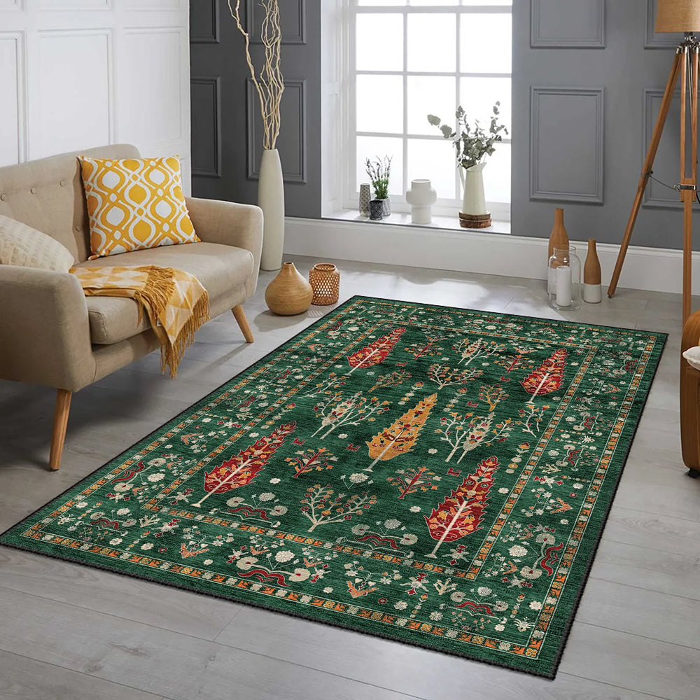 Green Heritage, Timeless Art Rug - HT 501