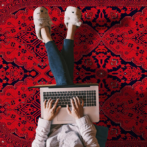 Red Traditional Rug