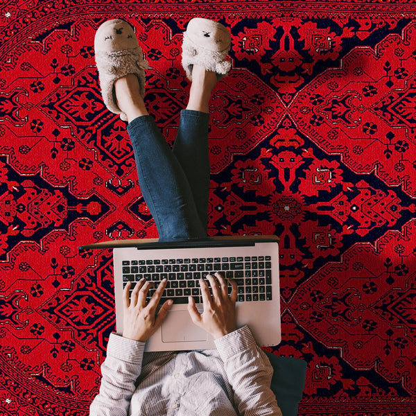 Red Traditional Rug