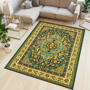 Japanese Tatami Rug displayed in a serene living space
