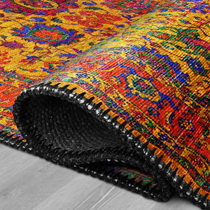 Warm Toned Yellow Rug - KL 428