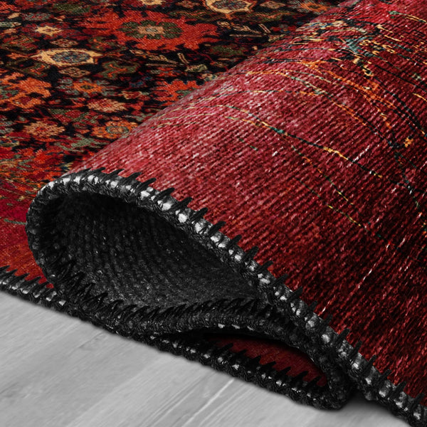Fire Essence, Artistic Red Rug - KL 459