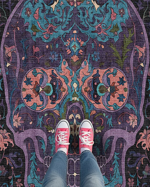 Artistic Skull Rug – KL 382