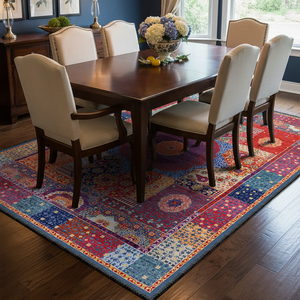 Colorful Patchwork Area Rug - KL 422