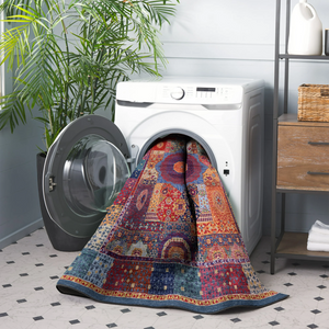 Colorful Patchwork Area Rug - KL 422