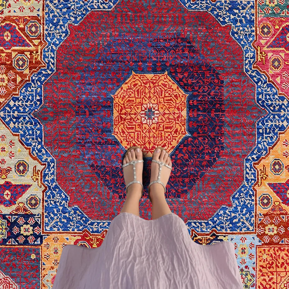 Colorful Patchwork Area Rug - KL 422