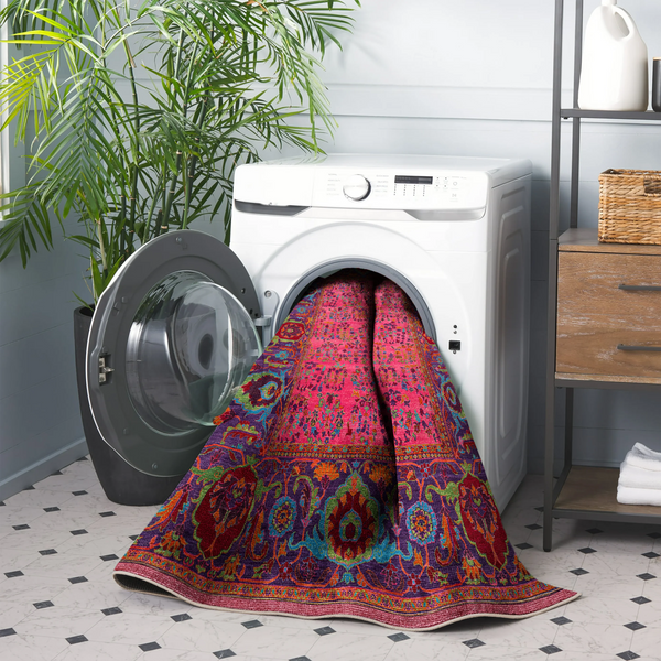 Fuchsia Bloom Vintage Rug – KL 439