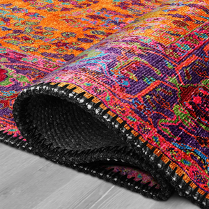 Colorful Ethnic Washable Rug