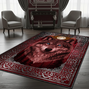 Mystic Wolf Art Rug – KL 455
