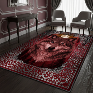 Mystic Wolf Art Rug – KL 455