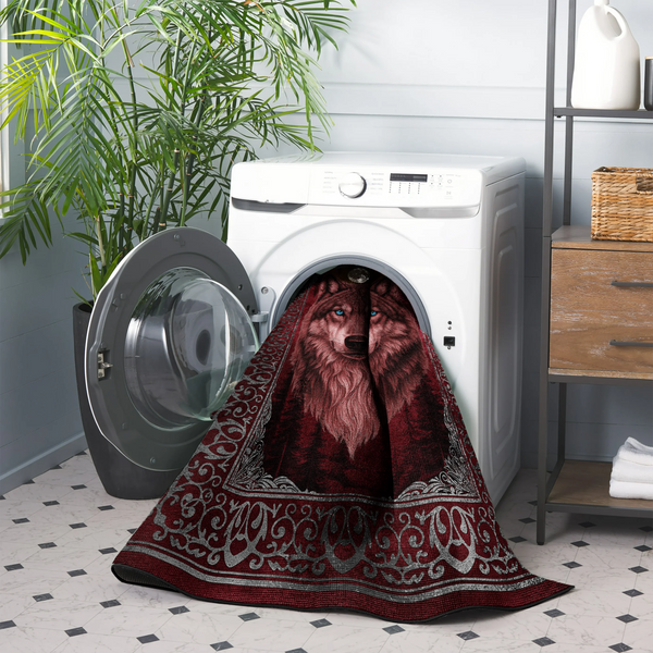 Mystic Wolf Art Rug – KL 455