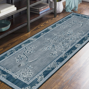 Blue Elegance Washable Rug