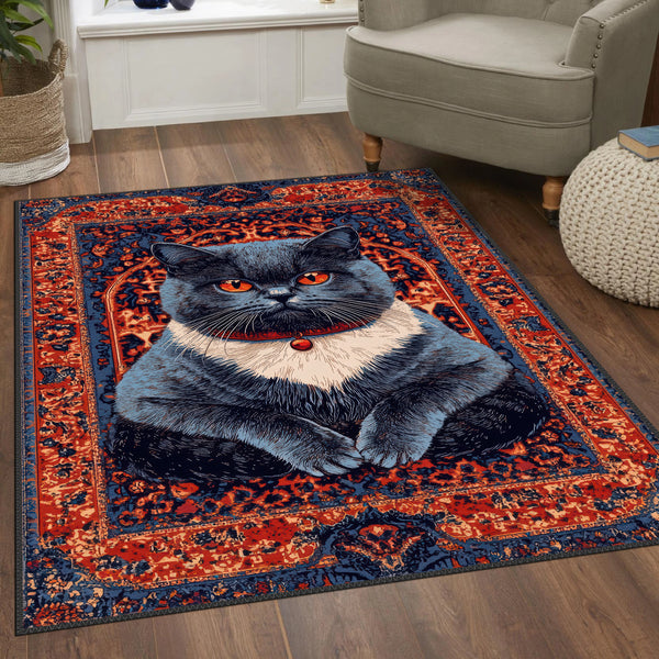 Majestic Cat Rug