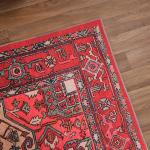Majestic Red Persian Rug - Perfect for Any Living Space
