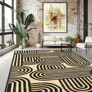 Chic Black and Cream