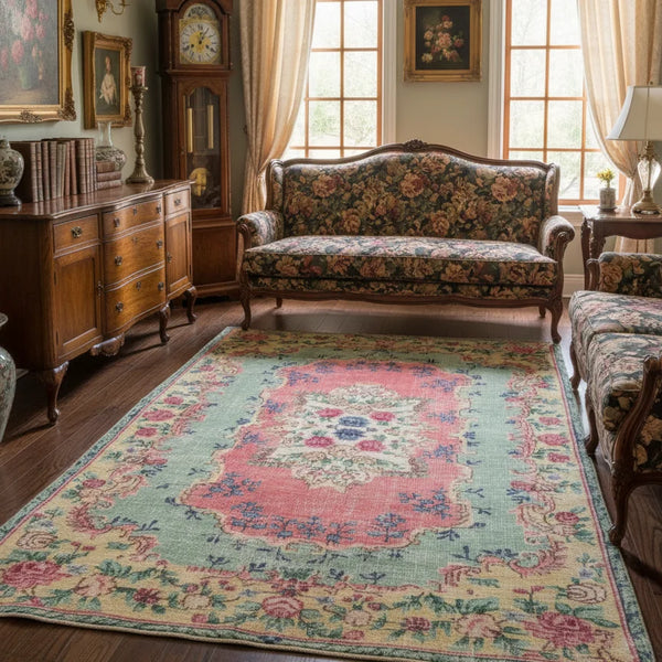 Vintage Style Aesthetic Rug - NW 501