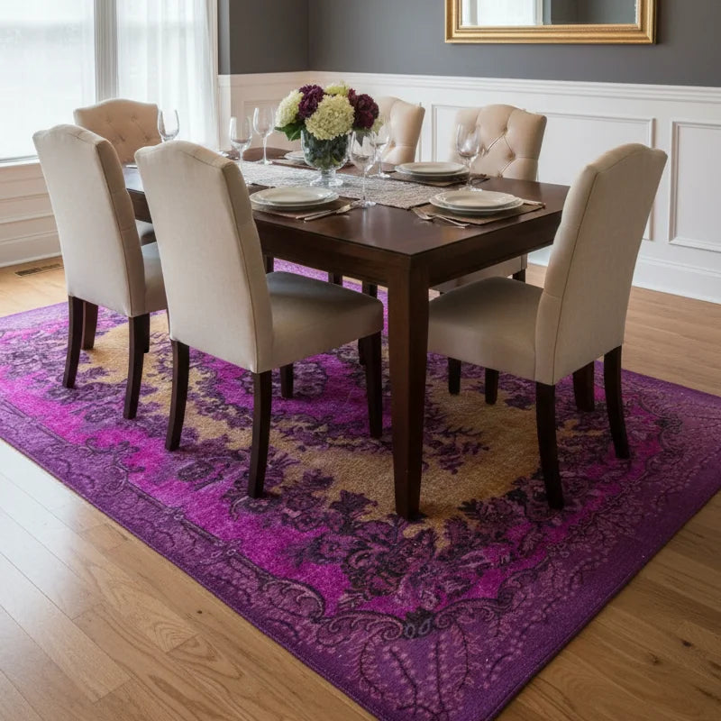 Rich Purple Oriental Rug - NW 502