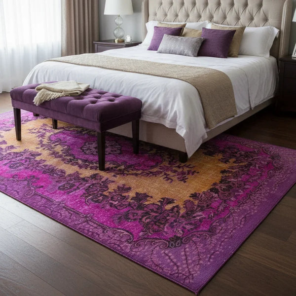 Rich Purple Oriental Rug - NW 502