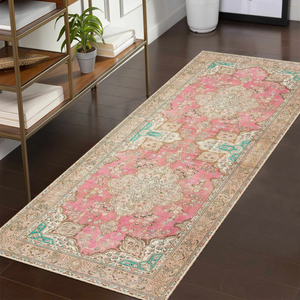 Antique Inspired Pink Rug - NW 516