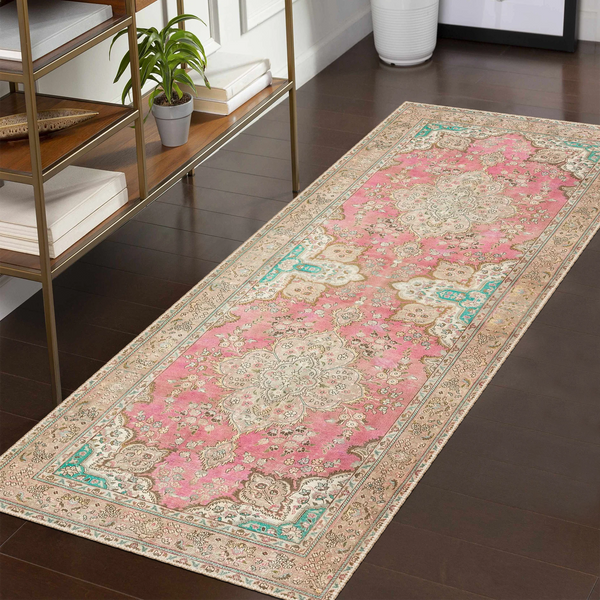 Antique Inspired Pink Rug - NW 516