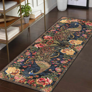 Elegant Peacock Rug