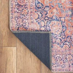 Persian rug in a bedroom, adding warmth and style to the space