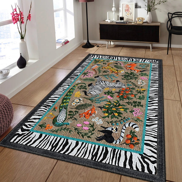 Boho Wildlife Rug