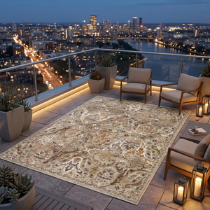 Neutral Tone Woven Rug