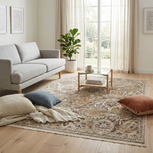 Neutral Tone Woven Rug