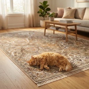 Neutral Tone Woven Rug