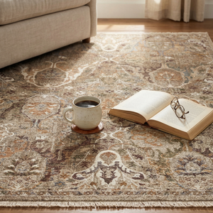 Neutral Tone Woven Rug