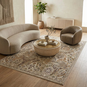 Neutral Tone Woven Rug