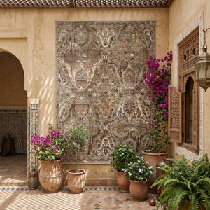 Neutral Tone Woven Rug