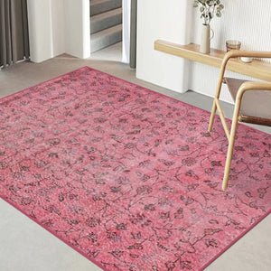 Soft Pink Carpet with a gentle pink color in a cozy bedroom.