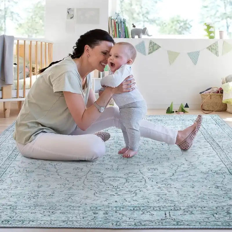 Blue Medallion Rug