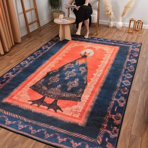 Artistic Goose Portrait Rug