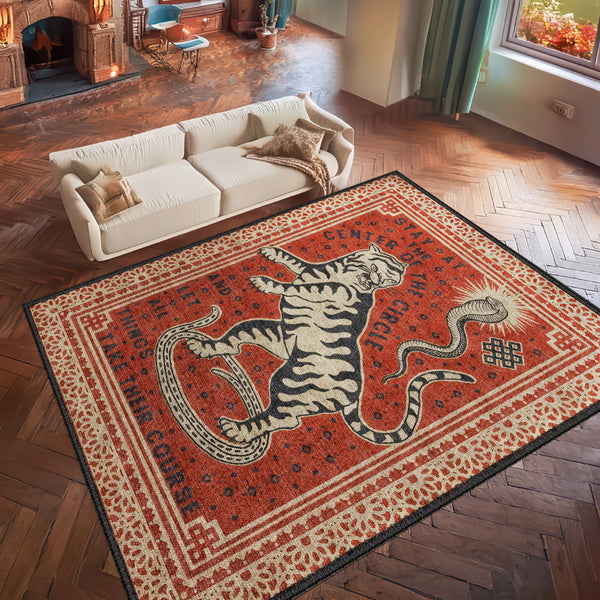 Retro Tiger Rug