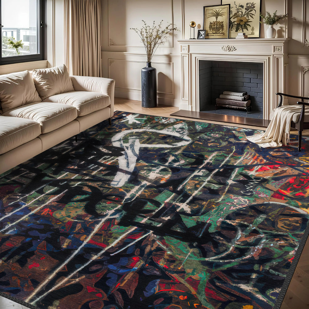 Graffiti Art Rug