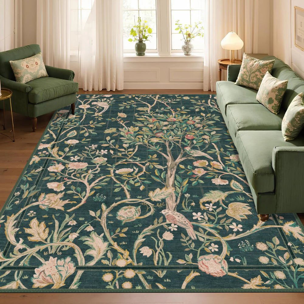 Romantic Botanical Rug
