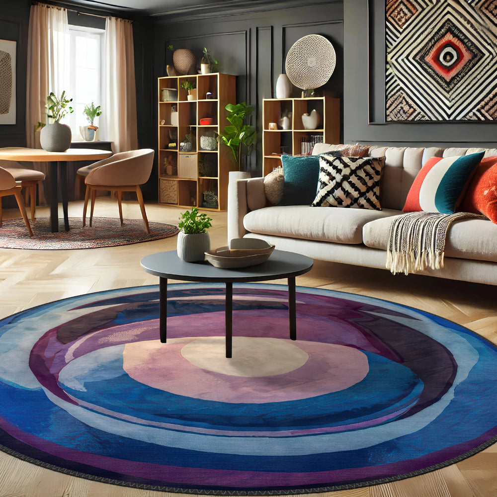 Purple Swirl Rug