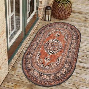 Terracotta Oriental Rug