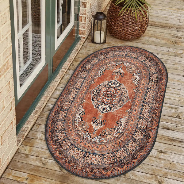 Terracotta Oriental Rug